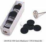 ERUIKA replaceable pedicure sanding disc box contents layout