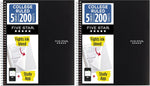 Five Star Spiral Notebook + Study App, 5 Subject, College Ruled Paper, 8-1/2" x 11", 200 Sheets, Fights Ink Bleed, Water Resistant Cover, Amethyst Purple (38748) - Image 15