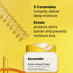 Dr. Jart+ Ceramidin Ectoin-Infused Cream side profile view
