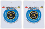Authentic Martin acoustic guitar string loops and ball end detail