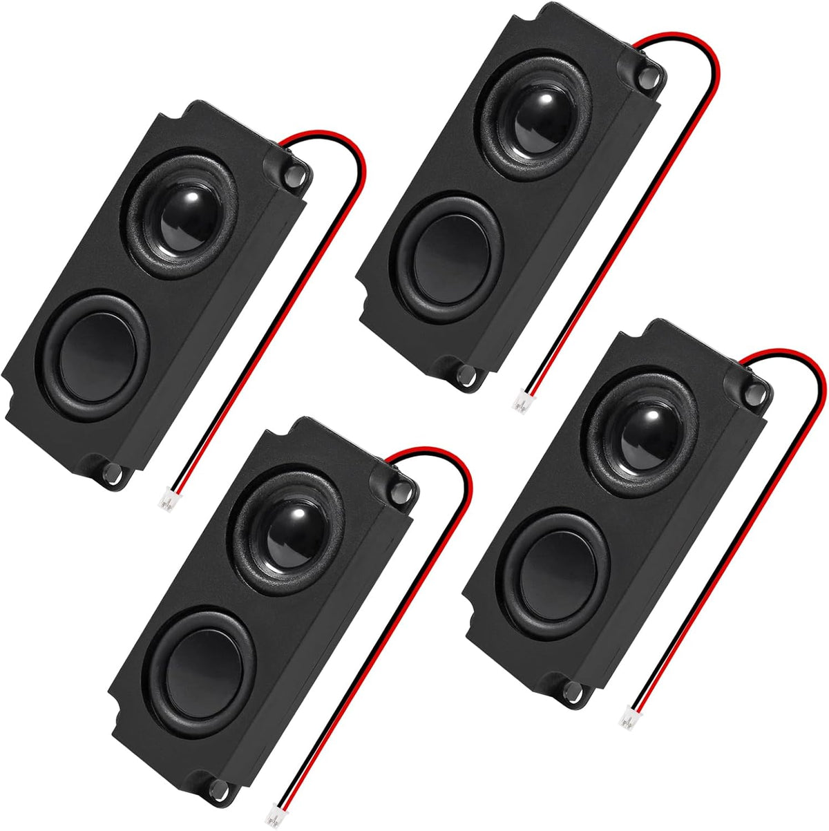 Shutao 4-piece 5W 8 Ohm mini speaker set front view