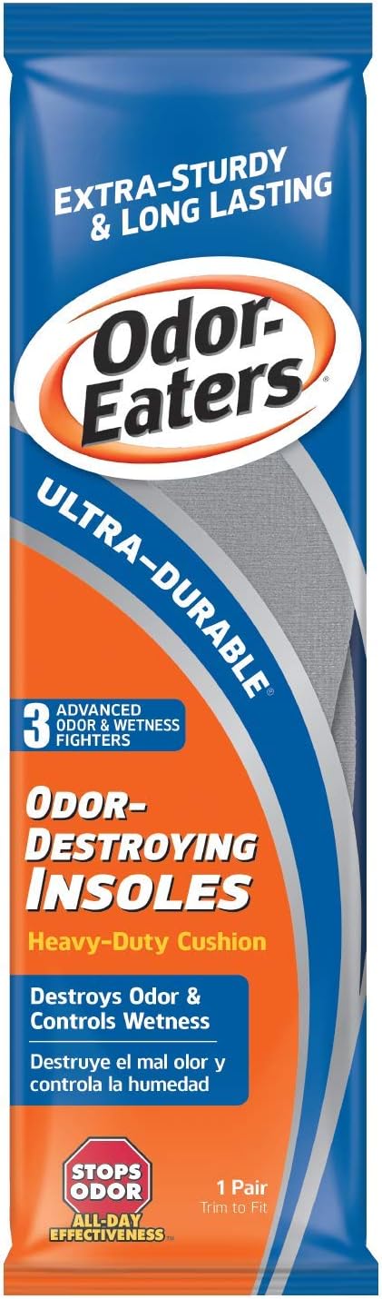 Odor-Eaters ultra durable heavy duty cushioning insoles front view