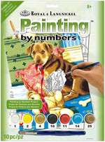 ROYAL BRUSH MANUFACTURING Junior Small Paint By Number Kit 8.75"X11.75" - Labrador Puppy - Image 11
