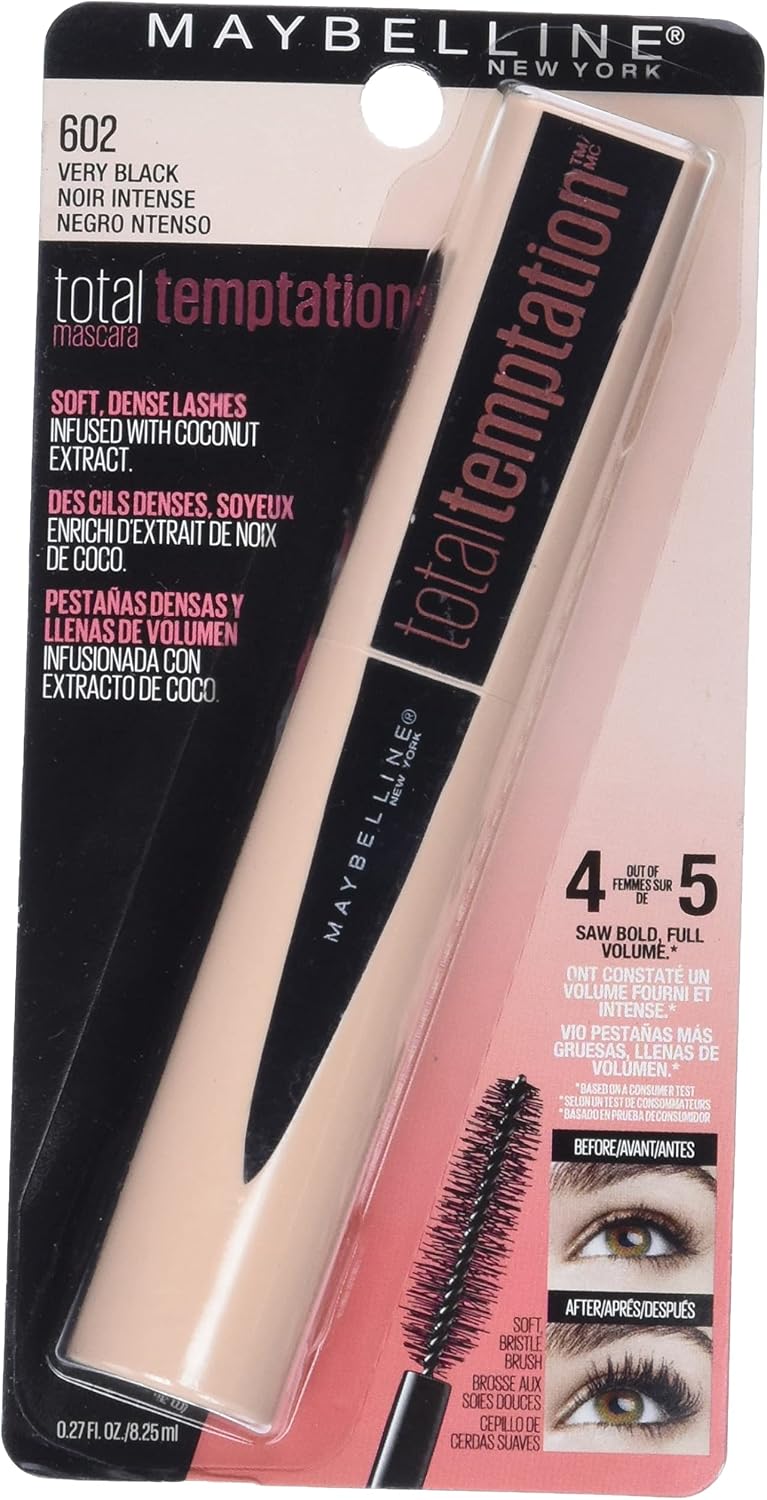 Maybelline Total Temptation mascara applicator brush detail