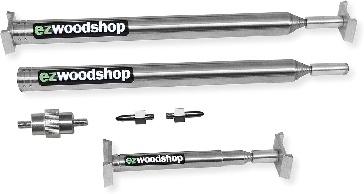 Ezwoodshop Extendable Measuring Stick Tool Front View For Woodworking