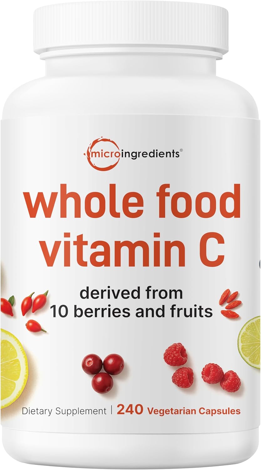 Micro Ingredients Whole Food Vitamin C Complex front bottle view