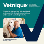 Vetnique DermaBliss Vet-Formulated Dog Allergy Chews for Seasonal Itch Relief, Skin, Coat & Gut Health, Omega 3 + Probiotic Anti-Itch Soft Chew Supplement for Dogs (60ct, Regular Strength Chews) - Image 9