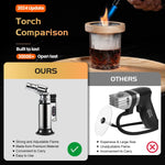 Four natural wood chip flavors in cherry apple pecan and oak for drink smoking