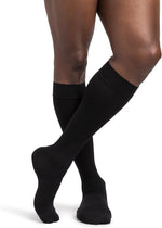Sigvaris closed toe compression hosiery foot and ankle detail