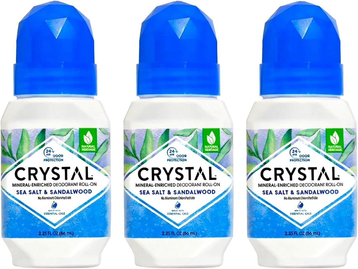 Mineral Roll on Vegan Deodorant for Women and Men, Chamomile & Green Tea - 2.25 fl. oz. (Packaging May Vary) - Image 11
