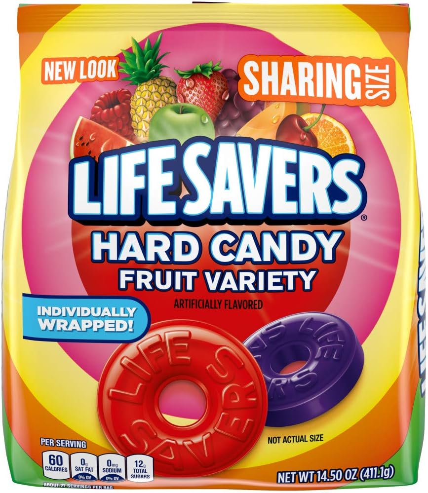 Life Savers, Wint-O-Green Summer Candy Individually Wrapped Hard Mints, Sharing Size, 13 Ounce - Image 12