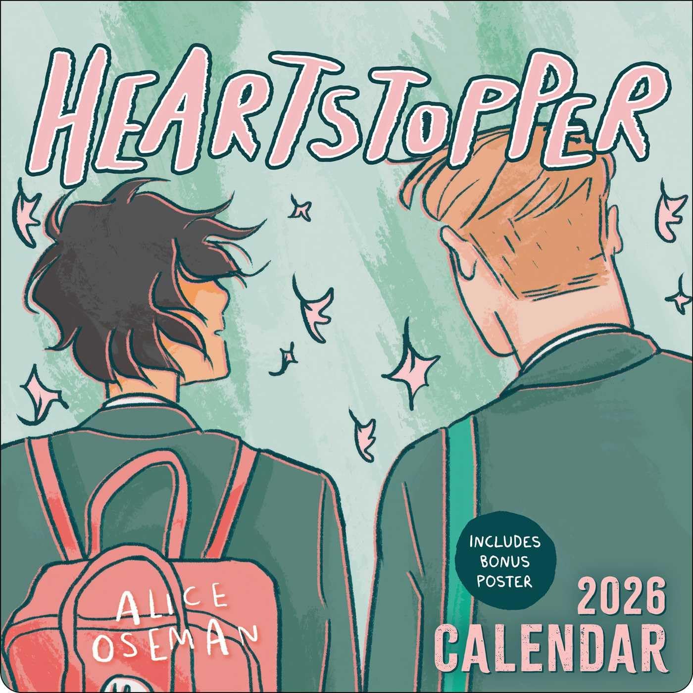 Heartstopper 2026 Wall Calendar with Bonus Poster - Image 1