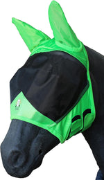 T TEKE Fine Mesh Horse Fly Mask w/Ears, UV Blocking 3D Eye Visor with Extra Fleece Cushioned Forehead, Protection from Insect Pests - Image 14