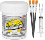 BEEYUIHF no-clean soldering flux paste front view canister packaging