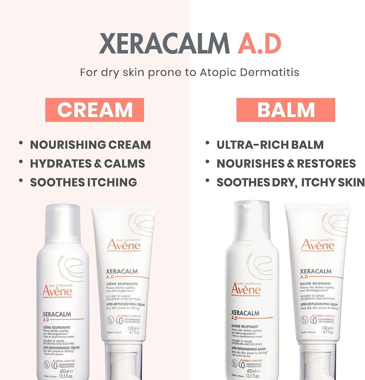 Avene XeraCalm Ad balm for sensitive atopic skin