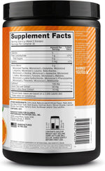 Optimum Nutrition BCAA supplement powder container top view closing lid