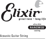 Elixir Strings, Acoustic Guitar Strings, Phosphor Bronze with NANOWEB Technology, Longest-Lasting Rich and Full Tone For Life with Comfortable Feel, 6 String Set, Light/Medium 12-56 - Image 12