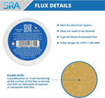 SRA Solder 135 Rosin Paste Soldering Flux For Electronics, No Clean Flux Made for Lead and Lead-Free Solder Circuit Boards and Copper Electrical Wire - Safe Clean Residues with No Goopy Mess (2oz Jar) - Image 3