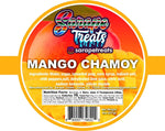 Sarape Treats Mango Chamoy jar texture close up
