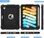 Azzsy protective cover with kickstand extended for media viewing