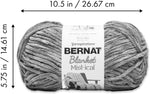Bernat Blanket Mist-ical yarn ready for knitting
