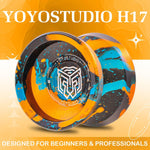 Yoyostudio H17 aluminum alloy yoyo angled view