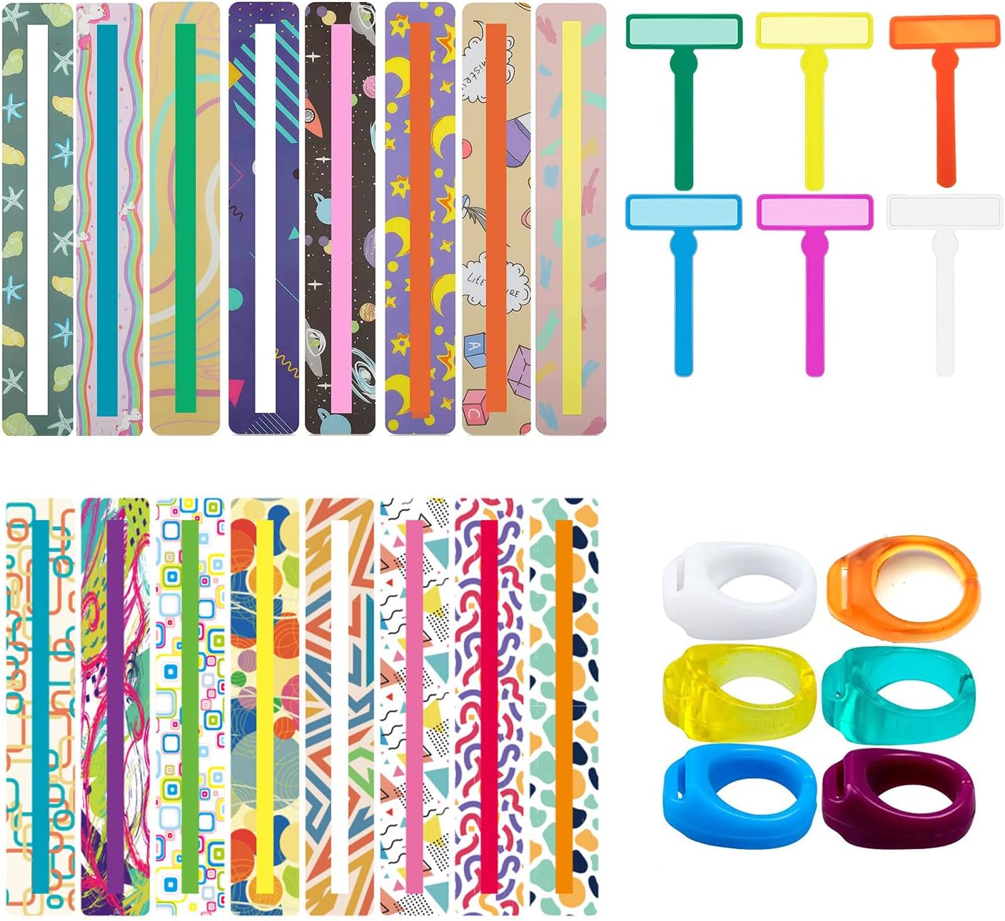 GISGOO 28 Pieces Dyslexia Tools front view
