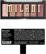 Milani compact eyeshadow palette open showcasing matte and shimmer pressed pigments