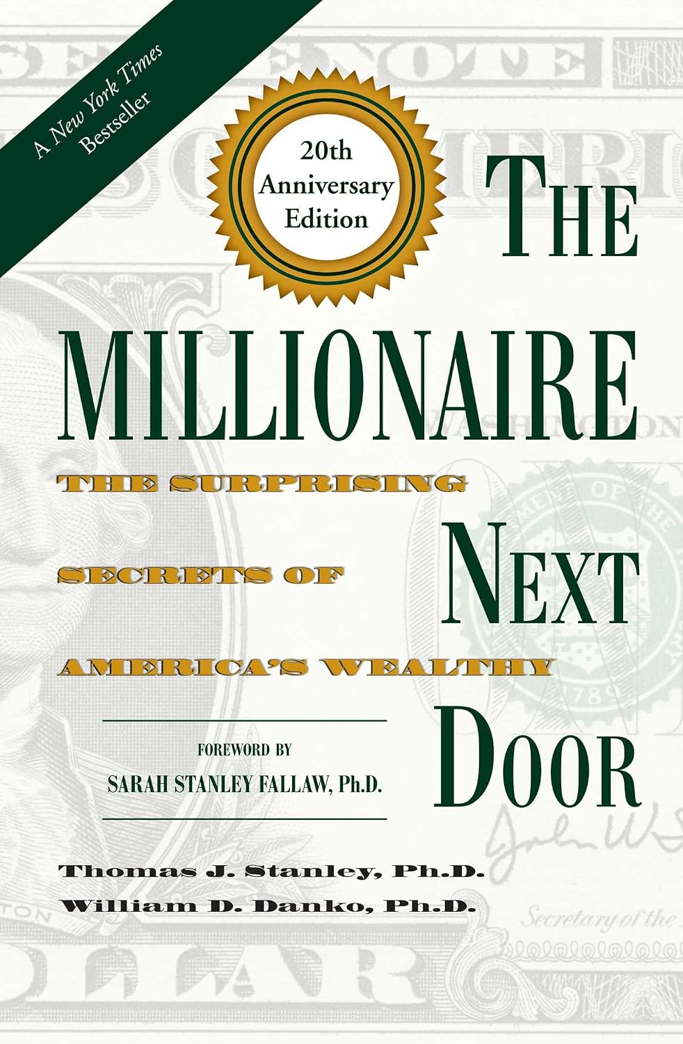 Thomas J. Stanley The Millionaire Next Door hardcover front view bestseller book