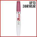 Maybelline Super Stay 24, 2-Step Liquid Lipstick Makeup, Long Lasting Highly Pigmented Color with Moisturizing Balm, Perpetual Plum, Purple, 1 Count - Image 2