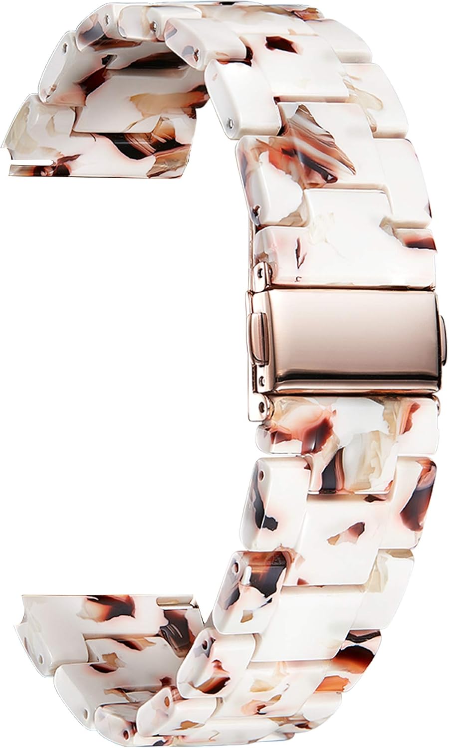BINLUN resin watch band front view replacement strap