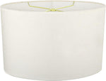 Aspen Creative 37003 Contemporary Oval Hardback Shaped Spider Construction Lamp Shade in Dark Sliver Grey, 15 1/2" wide (9" + 15 1/2") x (9" +x 15 1/2") x 11" - Image 13