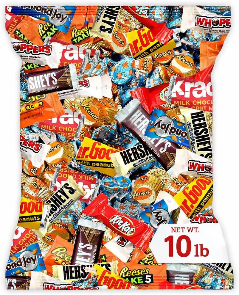 Chocolate Assorted Bulk Candy - 5 LB Chocolate Candy Variety Pack - Bulk Chocolates MilkChocolate Candies & DarkChocolate - BulkCandy Mix for CandyBags - CandyBulk - July 4th - Image 10