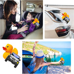White SUV car design duck tags packaged neatly for display