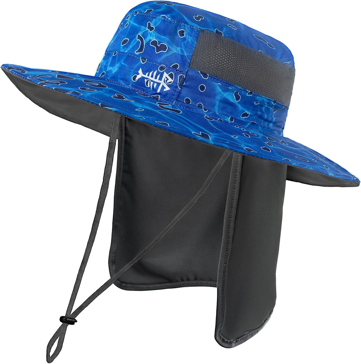BASSDASH UPF 50+ Sun Fishing Hat Water Resistant with Detachable Neck Flap - Image 10