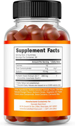 Dorado Nutrition 4000mg pumpkin seed gummy nutrition label