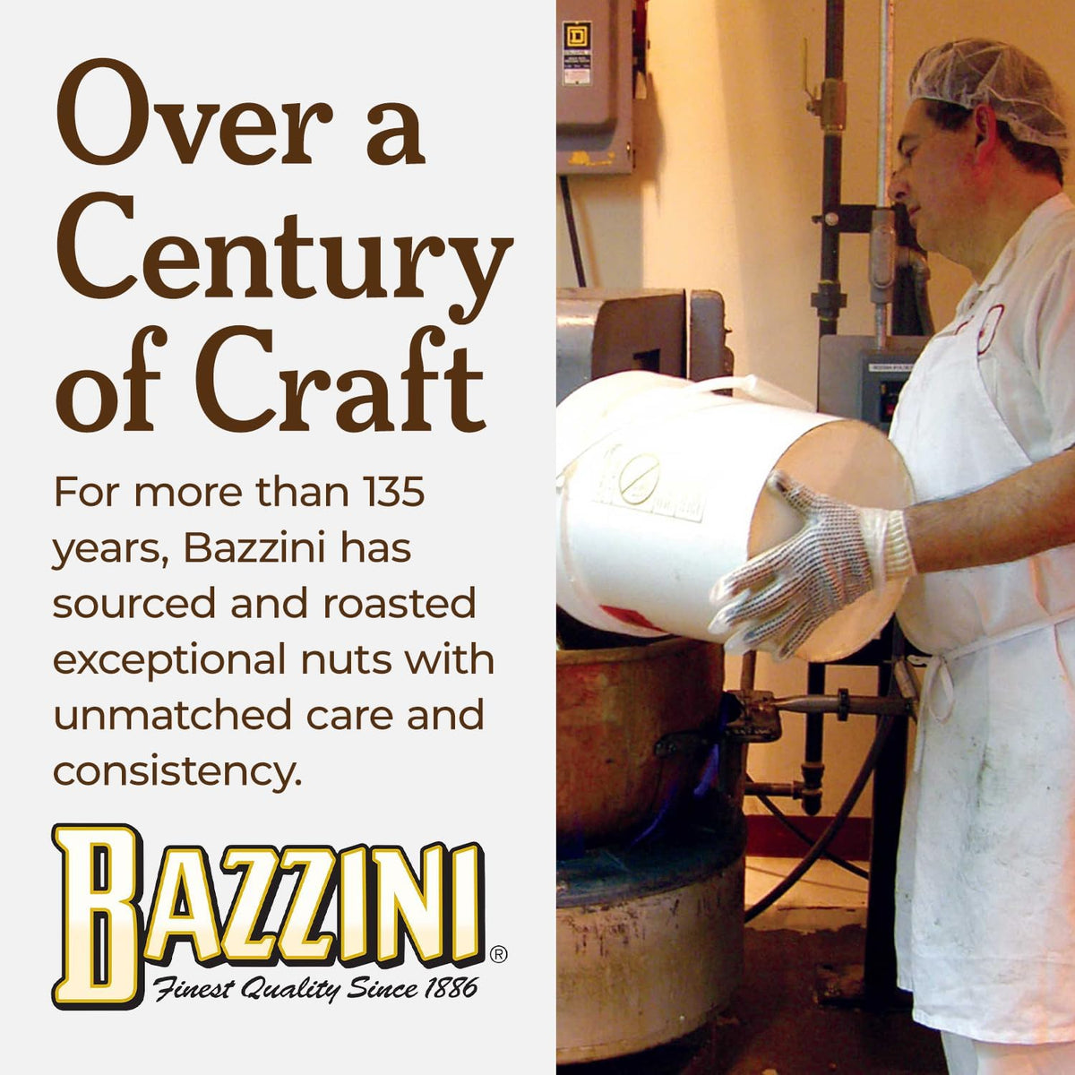 Authentic USA imported Bazzini dark chocolate roasted pecans snack pouch
