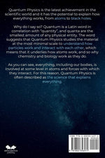 Back cover and spine details of Quantum Physics for Beginners book