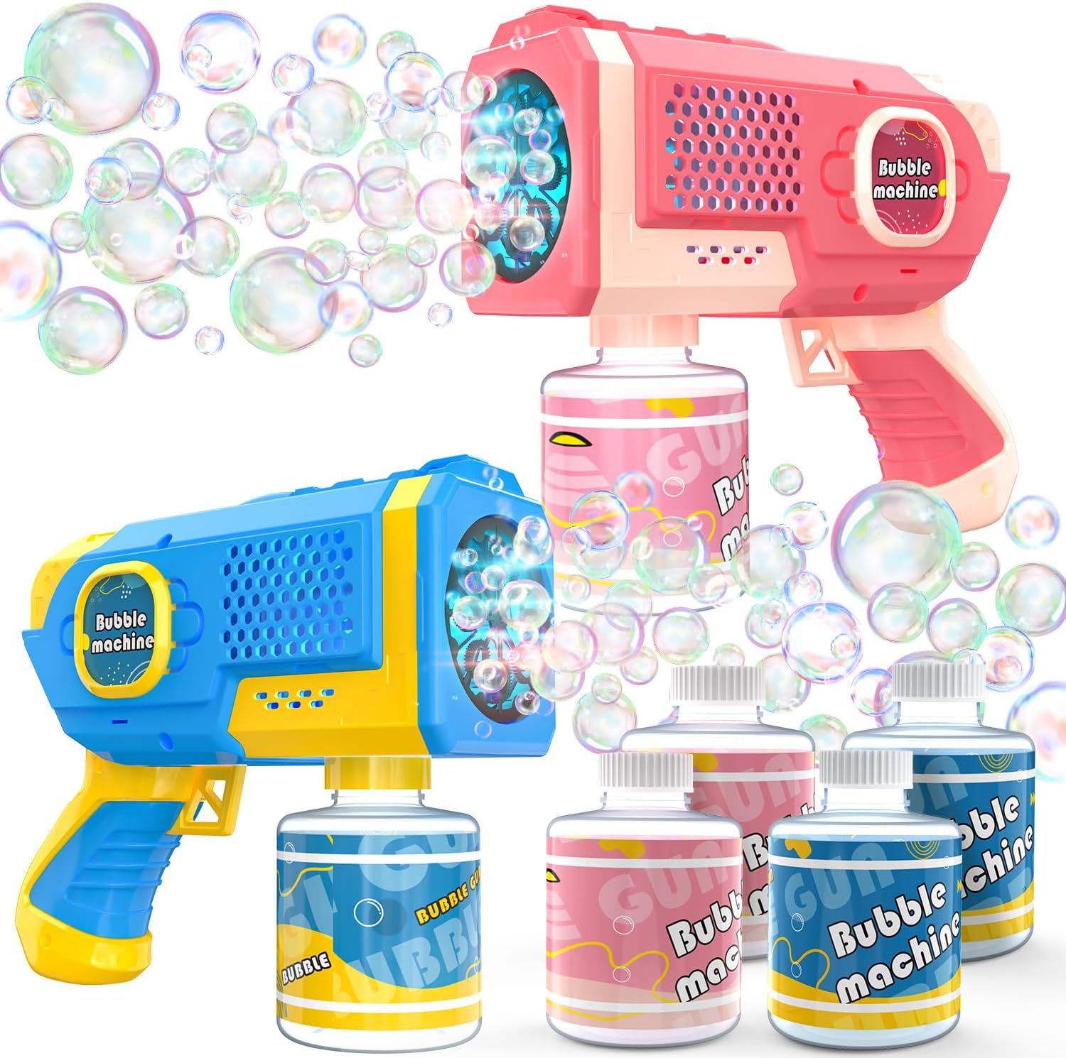 Eaglestone 2 pack bubble machine gun set front view