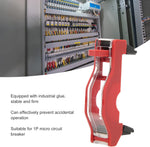 Dioche electrical safety lockout device side angle view