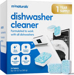 M3 Naturals Dishwasher Cleaner and Deodorizer Tablets front view