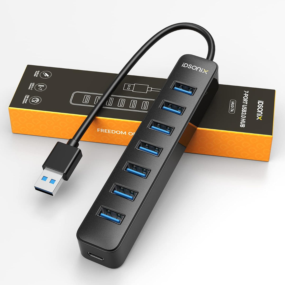 IDsonix USB 3.0 Hub front view data splitter