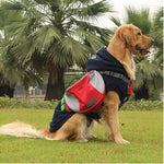 Lifeunion waterproof polyester dog backpack side view with adjustable straps