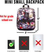Fast Forward mini backpack character print close up