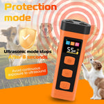 Kqmop dog bark deterrent device showing USB-C charging port