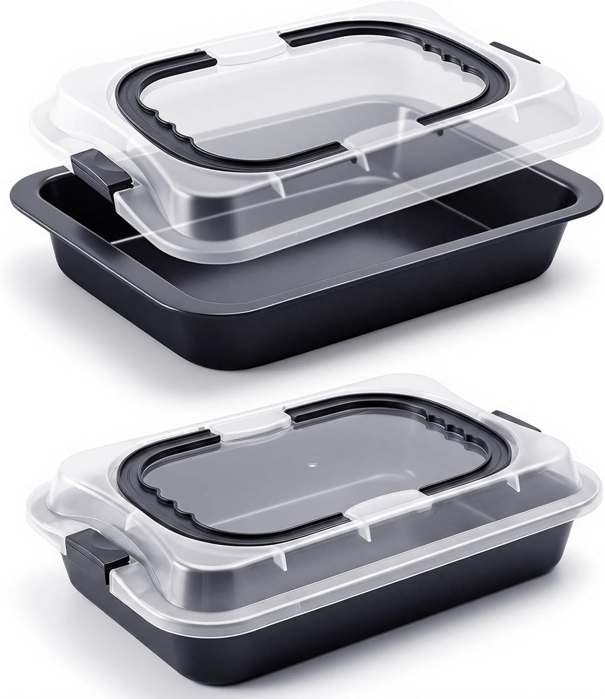 Qinyoung kitchen bakeware set ready for transport