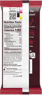 Hershey's Special Dark Mildly Sweet Chocolate Bar back packaging nutrition facts