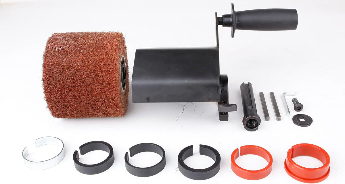 Aidelife brass brush wheel packaging and dimensions overview