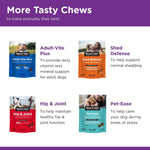 Nutri-Vet premium veterinarian formulated dog health supplement packaging details
