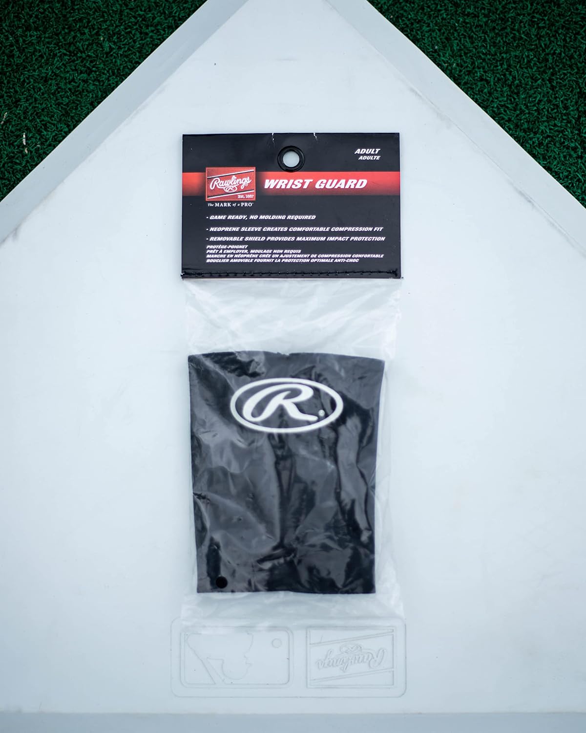 Rawlings sports wrist guard side profile view